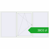 Pricing Tilt-and-Turn 3260x1760 mm REHAU ENERGY-SAVING SYNEGO MD RAL 9016 Traffic white two-sided. Price: 3803,02 zł