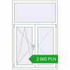 Pricing Tilt-and-Turn 1000x1500 mm REHAU ENERGY-SAVING SYNEGO MD GOLDEN OAK external. Price: 2 665.02 PLN