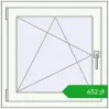 Pricing Tilt-and-Turn 700x700 mm CLASICTHERM 70 GOLDEN OAK external. Price: 652,08 zł