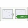 Pricing Tilt-and-Turn 1200x600 mm KORSA OPTIMUM REHAU EURO 70. Price: 351.04 EUR