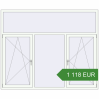 Pricing Tilt-and-Turn 2200x1800 mm KORSA OPTIMUM REHAU EURO 70. Price: 1 117.64 EUR