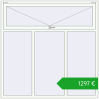 Ustalenie cen Okna skrzydłowe 1800x1800 mm ALU STANDARD 72 RAL 9016 Traffic white dwustronny. Cena: 1297,18 €