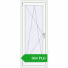 Pricing Tilt-and-Turn 600x1500 mm REHAU OPTIMUM EURO-DESIGN 70 RAL 9016 Traffic white two-sided. Price: 964.1 PLN