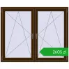 Pricing Tilt-and-Turn 1575x1280 mm REHAU ENERGY-SAVING SYNEGO MD DARK_OAK two-sided. Price: 2605,23 zł