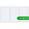 Pricing Tilt-and-Turn 2400x1350 mm REHAU OPTIMUM EURO-DESIGN 70 RAL 9016 Traffic white two-sided. Price: 2 108.21 PLN