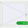 Ustalenie cen Okna skrzydłowe 1250x1200 mm KORSA OPTIMUM REHAU EURO 70. Cena: 454,59 €