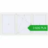 Pricing Tilt-and-Turn 3000x1400 mm REHAU OPTIMUM EURO-DESIGN 70 BLACK_BROWN external. Price: 3 635.41 PLN