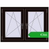 Ustalenie cen Okna skrzydłowe 1035x755 mm REHAU ENERGY-SAVING SYNEGO MD BLACK_BROWN dwustronny. Cena: 365,66 €
