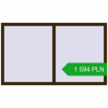 Pricing Tilt-and-Turn 1700x1000 mm REHAU OPTIMUM EURO-DESIGN 70 DARK_OAK two-sided. Price: 1 593.66 PLN