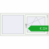 Pricing Tilt-and-Turn 1400x650 mm REHAU ENERGY-SAVING SYNEGO MD RAL 9016 Traffic white two-sided. Price: 223,63 €