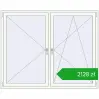 Pricing Tilt-and-Turn 1800x1450 mm REHAU ENERGY-SAVING SYNEGO MD RAL 9016 Traffic white two-sided. Price: 2127,87 zł