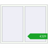 Ustalenie cen Okna skrzydłowe 1400x1150 mm REHAU ARTEVO RAL 9016 Traffic white dwustronny. Cena: 329,48 €