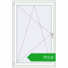 Pricing Tilt-and-Turn 1000x1550 mm CLASICTHERM 70 RAL 9016 Biały two-sided. Price: 913,43 zł