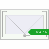 Pricing Tilt-and-Turn 890x545 mm REHAU OPTIMUM EURO-DESIGN 70 RAL 9016 Traffic white two-sided. Price: 663.52 PLN