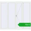 Ustalenie cen Okna skrzydłowe 2000x1800 mm REHAU ENERGY-SAVING SYNEGO MD RAL 9016 Traffic white dwustronny. Cena: 705,82 €