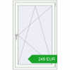 Pricing Tilt-and-Turn 900x1400 mm REHAU OPTIMUM EURO-DESIGN 70 RAL 9016 Traffic white two-sided. Price: 248.5 EUR