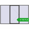 Pricing Tilt-and-Turn 3600x2400 mm REHAU ENERGY-SAVING SYNEGO MD BASALT_GREY two-sided. Price: 8 708.22 PLN
