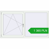 Pricing Tilt-and-Turn 1800x1000 mm REHAU OPTIMUM EURO-DESIGN 70 RAL 9016 Traffic white two-sided. Price: 1 364.71 PLN