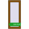 Pricing Tilt-and-Turn 350x800 mm REHAU OPTIMUM EURO-DESIGN 70 GOLDEN OAK two-sided. Price: 335.26 PLN