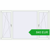 Pricing Tilt-and-Turn 2500x1500 mm REHAU ENERGY-SAVING SYNEGO MD RAL 9016 Traffic white two-sided. Price: 839.63 EUR