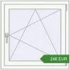 Pricing Tilt-and-Turn 820x820 mm KORSA OPTIMUM REHAU EURO 70. Price: 246.47 EUR