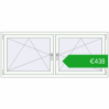 Ustalenie cen Okna skrzydłowe 1785x755 mm REHAU ENERGY-SAVING SYNEGO MD BASALT_GREY zewnętrzny. Cena: 438,36 €