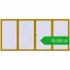 Pricing Tilt-and-Turn 5000x2300 mm ALU STANDARD 72 RAL 1005 Honey yellow two-sided. Price: 15 050,60 zł