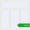 Pricing Tilt-and-Turn 1800x1800 mm REHAU ENERGY-SAVING SYNEGO MD RAL 9016 Traffic white two-sided. Price: 640,25 €