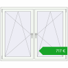 Ustalenie cen Okna skrzydłowe 1590x1280 mm KORSA BRILLANT DESIGN. Cena: 716,55 €