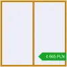 Pricing Tilt-and-Turn 2400x2400 mm ALU STANDARD 72 RAL 1006 Maize yellow two-sided. Price: 4 664.54 PLN