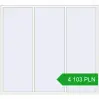 Pricing Tilt-and-Turn 2350x2150 mm REHAU ENERGY-SAVING SYNEGO MD RAL 9016 Traffic white two-sided. Price: 4 102.68 PLN