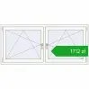 Ustalenie cen Okna skrzydłowe 1740x785 mm REHAU ENERGY-SAVING SYNEGO MD BLACK_ULTI-MATT zewnętrzny. Cena: 1712,22 zł