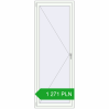 Pricing Tilt-and-Turn 840x2280 mm REHAU OPTIMUM EURO-DESIGN 70 RAL 9016 Traffic white two-sided. Price: 1270,59 zł