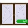 Ustalenie cen Okna skrzydłowe 1740x1430 mm REHAU ENERGY-SAVING SYNEGO MD DARK_OAK dwustronny. Cena: 684,59 €