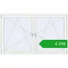 Pricing Tilt-and-Turn 2270x1350 mm REHAU OPTIMUM EURO-DESIGN 70 RAL 9016 Traffic white two-sided. Price: 897,59 €