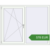Pricing Tilt-and-Turn 1550x1250 mm KORSA BRILLANT DESIGN. Price: 578.14 EUR