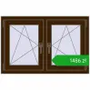 Pricing Tilt-and-Turn 1020x665 mm REHAU ENERGY-SAVING SYNEGO MD DARK_OAK two-sided. Price: 1485,63 zł