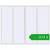 Pricing Tilt-and-Turn 3000x2400 mm REHAU ARTEVO RAL 9016 Traffic white two-sided. Price: 5552,80 zł