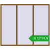 Pricing Tilt-and-Turn 2600x2200 mm REHAU OPTIMUM EURO-DESIGN 70 GOLDEN OAK two-sided. Price: 5 322.75 PLN