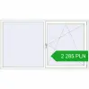 Pricing Tilt-and-Turn 2300x1300 mm REHAU OPTIMUM EURO-DESIGN 70 RAL 9016 Traffic white two-sided. Price: 2 284.65 PLN