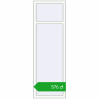 Pricing Tilt-and-Turn 600x1800 mm REHAU OPTIMUM EURO-DESIGN 70 RAL 9016 Traffic white two-sided. Price: 576,18 zł