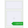 Pricing Tilt-and-Turn 1000x1500 mm REHAU OPTIMUM EURO-DESIGN 70 RAL 9016 Traffic white two-sided. Price: 1 028.85 PLN