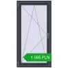 Pricing Tilt-and-Turn 770x1480 mm REHAU OPTIMUM EURO-DESIGN 70 ANTHRACITE_GREY_STRUKTURAL two-sided. Price: 1 564.55 PLN