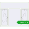 Pricing Tilt-and-Turn 2100x1800 mm REHAU OPTIMUM EURO-DESIGN 70 RAL 9016 Traffic white two-sided. Price: 2 846.78 PLN