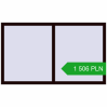 Pricing Tilt-and-Turn 1700x1000 mm REHAU OPTIMUM EURO-DESIGN 70 CHOCOLATE_BROWN two-sided. Price: 1 505.79 PLN
