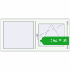 Pricing Tilt-and-Turn 1400x650 mm REHAU ENERGY-SAVING SYNEGO MD RAL 9016 Traffic white two-sided. Price: 294.24 EUR