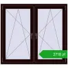 Pricing Tilt-and-Turn 1365x1235 mm REHAU ENERGY-SAVING SYNEGO MD CHOCOLATE_BROWN two-sided. Price: 2717,82 zł