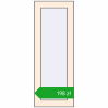 Ustalenie cen Okna skrzydłowe 300x800 mm REHAU OPTIMUM EURO-DESIGN 70 CREAME_WHITE_50L-2 dwustronny. Cena: 198,24 zł