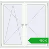 Ustalenie cen Okna skrzydłowe 1450x1400 mm REHAU OPTIMUM EURO-DESIGN 70 RAL 9016 Traffic white dwustronny. Cena: 449,98 €