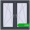 Ustalenie cen Okna skrzydłowe 1065x1070 mm REHAU ENERGY-SAVING SYNEGO MD ANTHRACITE_GREY_STRUKTURAL dwustronny. Cena: 455,80 €